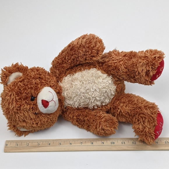 Build A Bear Disney's High School Musical BAB Brown Bear Red Nose Red Feet - Picture 6 of 14